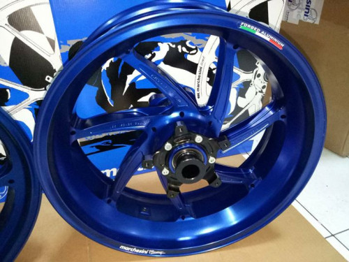 7 Spokes Aluminium Blue Anodize